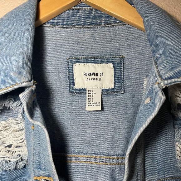 Distressed Jean Jacket - Picture 2 of 3